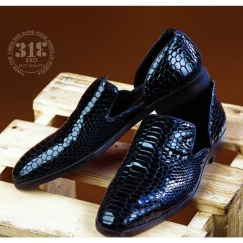 BLUE SKIN CUT SHOE