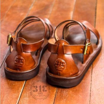 BROWN LUCK SANDALS (2)